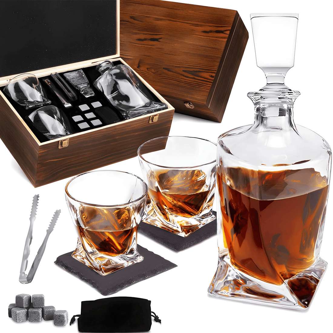 Exklusives Kristall-Whiskey-Geschenkset