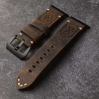 Vintage Lederarmband für Samsung Watch Ultra