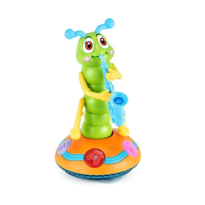 Interaktive Musik-Raupe - Baby-Spielzeug mit Licht &amp; Geräuschen