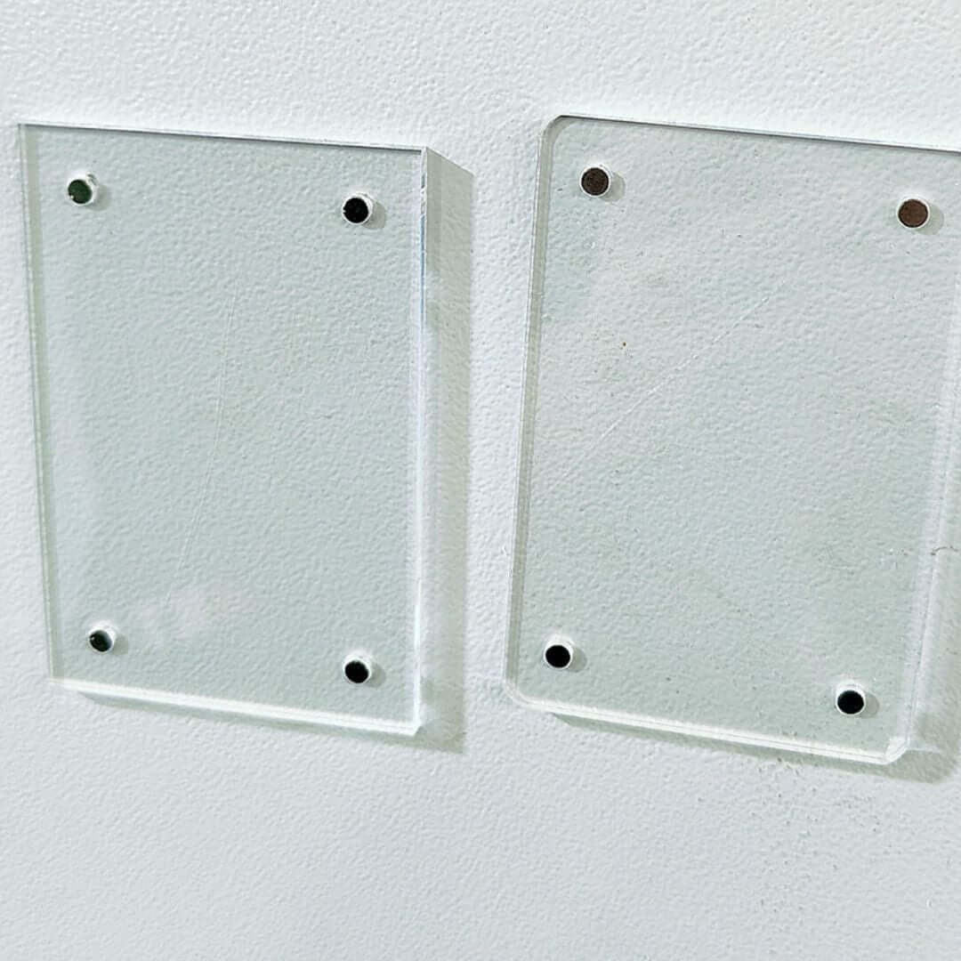 5er Set Moderne Acryl Bilderrahmen mit Magneten
