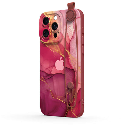 Agat Roségold | Multifunktionale Handgelenkbandhülle für iPhone-Serie