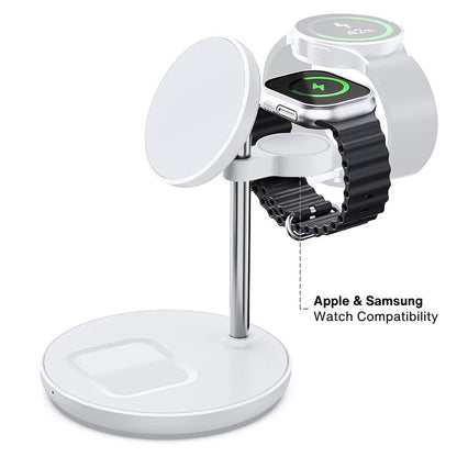 3 in 1 Magnetisches Ladegerät für Apple &amp; Samsung