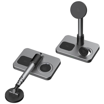 3 in 1 Magnetisches Ladegerät mit teleskopischer Reichweite für Apple