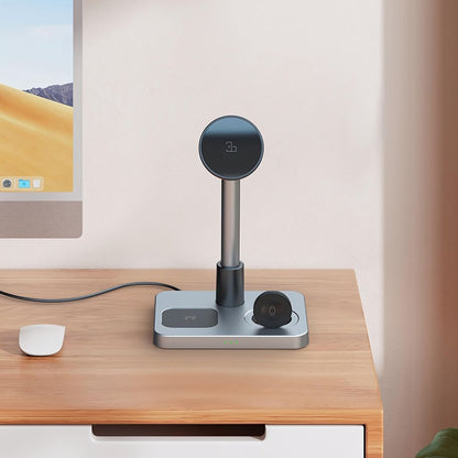 3 in 1 Magnetisches Ladegerät mit teleskopischer Reichweite für Apple