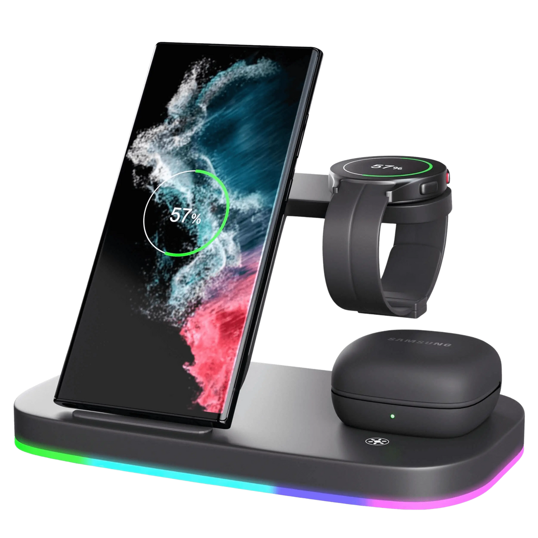 3-in-1 Ladegerät für Samsung Galaxy, Uhr und Buds von Evolved Chargers