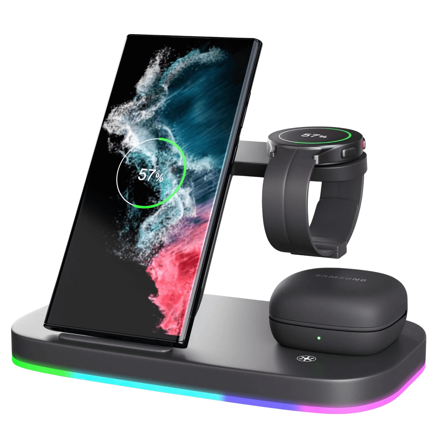 3-in-1 Ladegerät für Samsung Galaxy, Uhr und Buds von Evolved Chargers