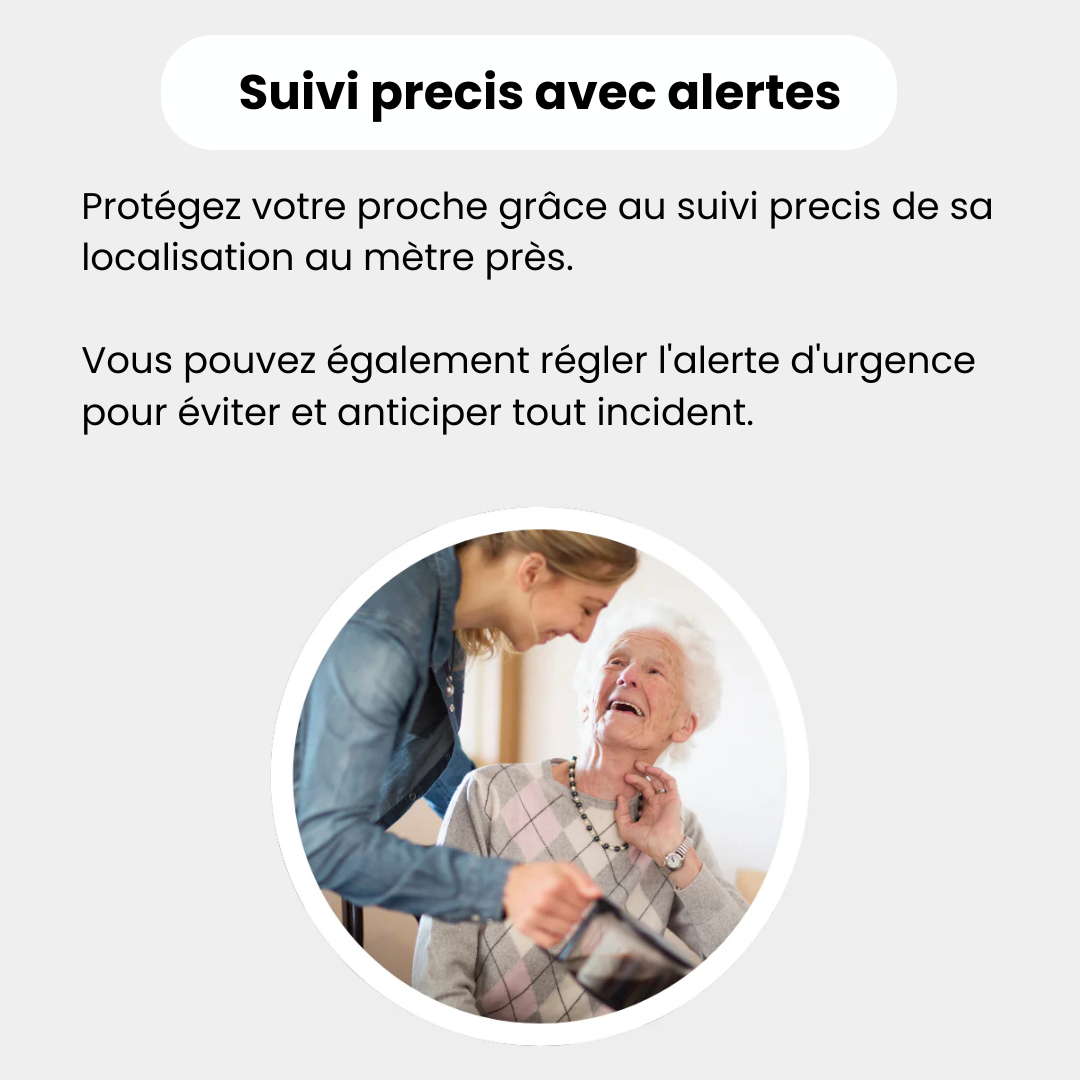 GPS-Tracker Senior Zelara™ – Präzise Verfolgung Ohne Abonnement - ANDROID / iOS