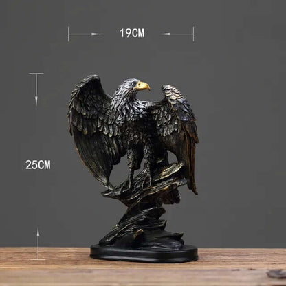 Adler Skulptur - Bronze Deko Figur, majestätisch