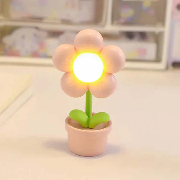 LED Blume Tischlampe - Stimmungslicht Dekolampe