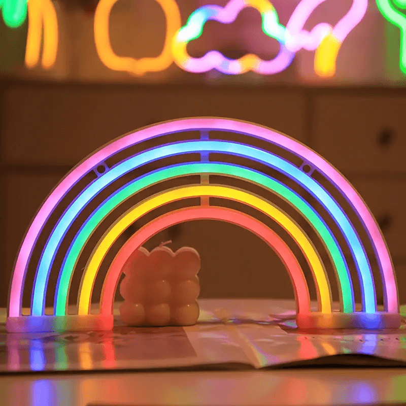 Regenbogen Nachtlicht Stimmungslampe LED Deko