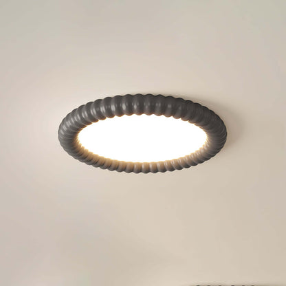 Moderne LED Deckenleuchte - Wellen-Design