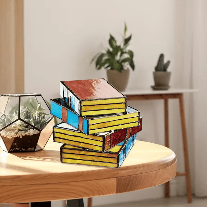 Bücher Lampe