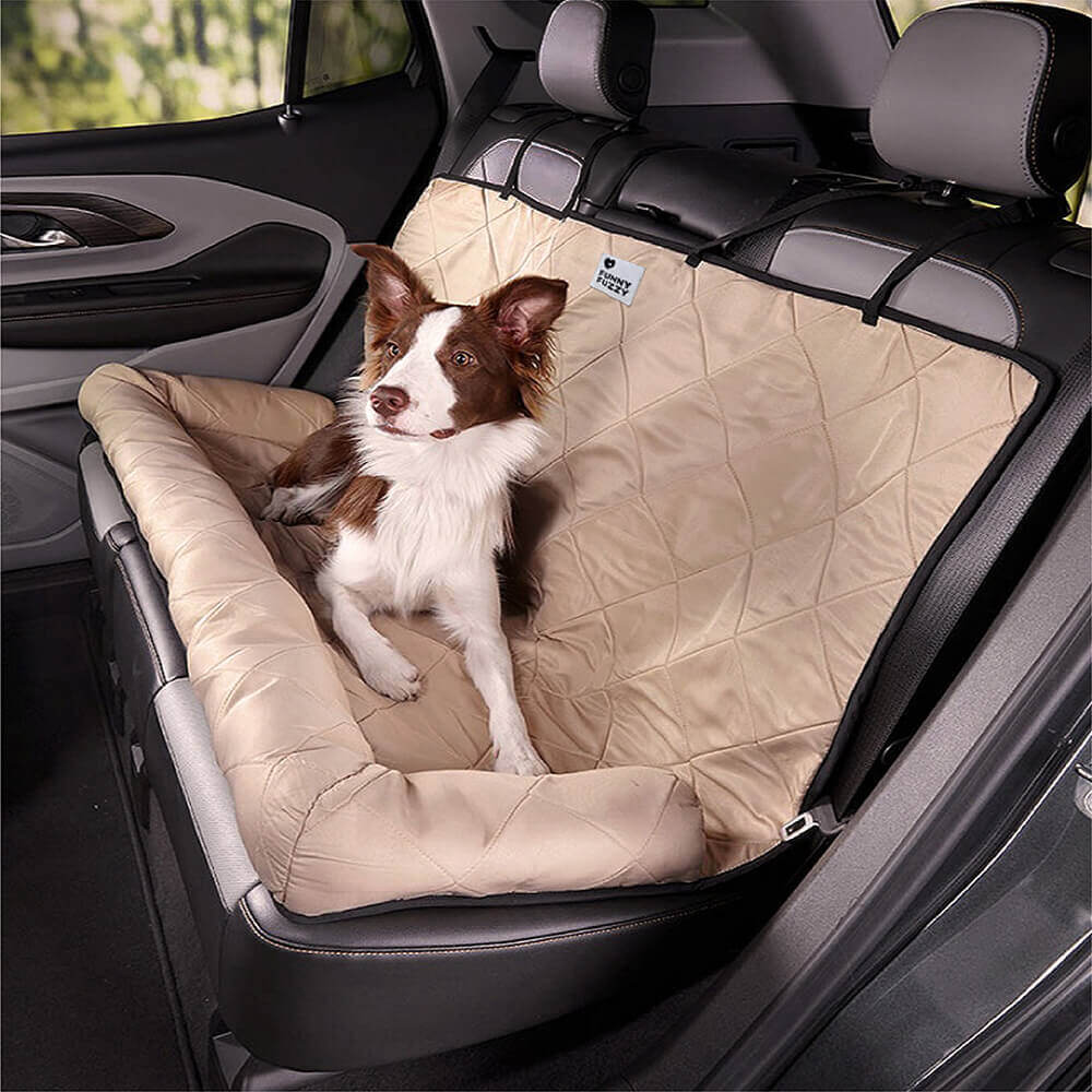 Hundeautositz &amp; Schutzdecke 2-in-1