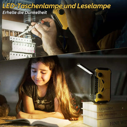 Tragbares Notfallradio mit Kurbel - Solar &amp; Powerbank