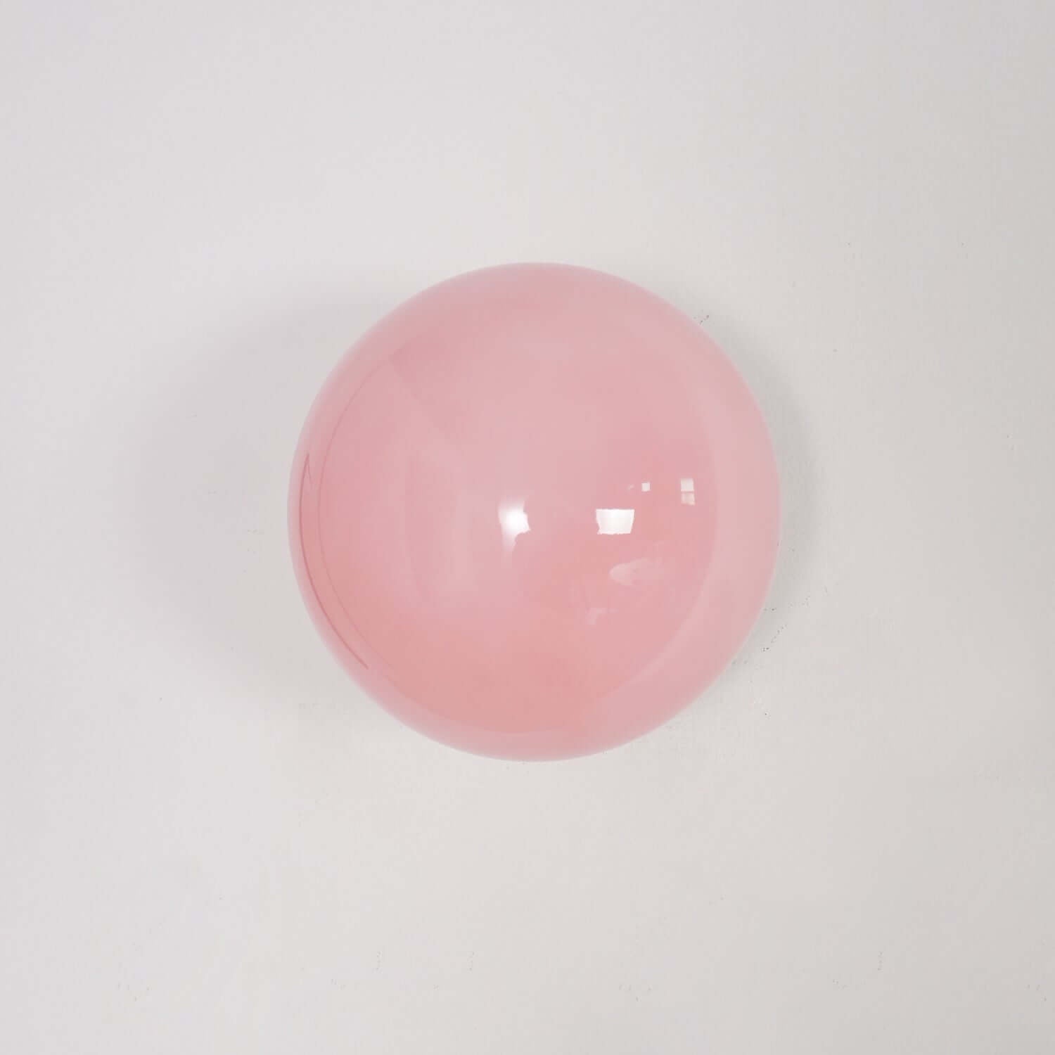 Moderne Rosa Glas Wandleuchte