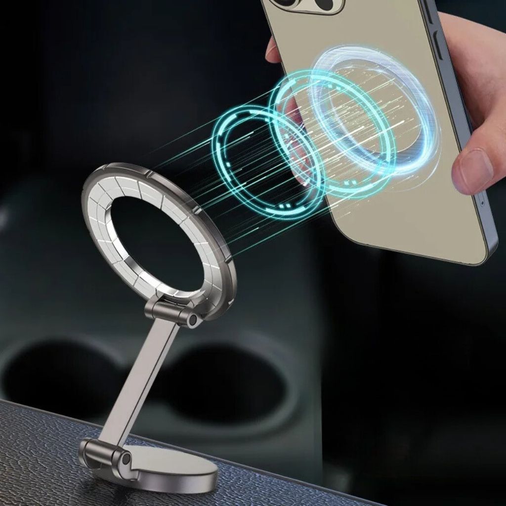 Magnetischer Handyhalter für das Auto mit Rotation und Faltung