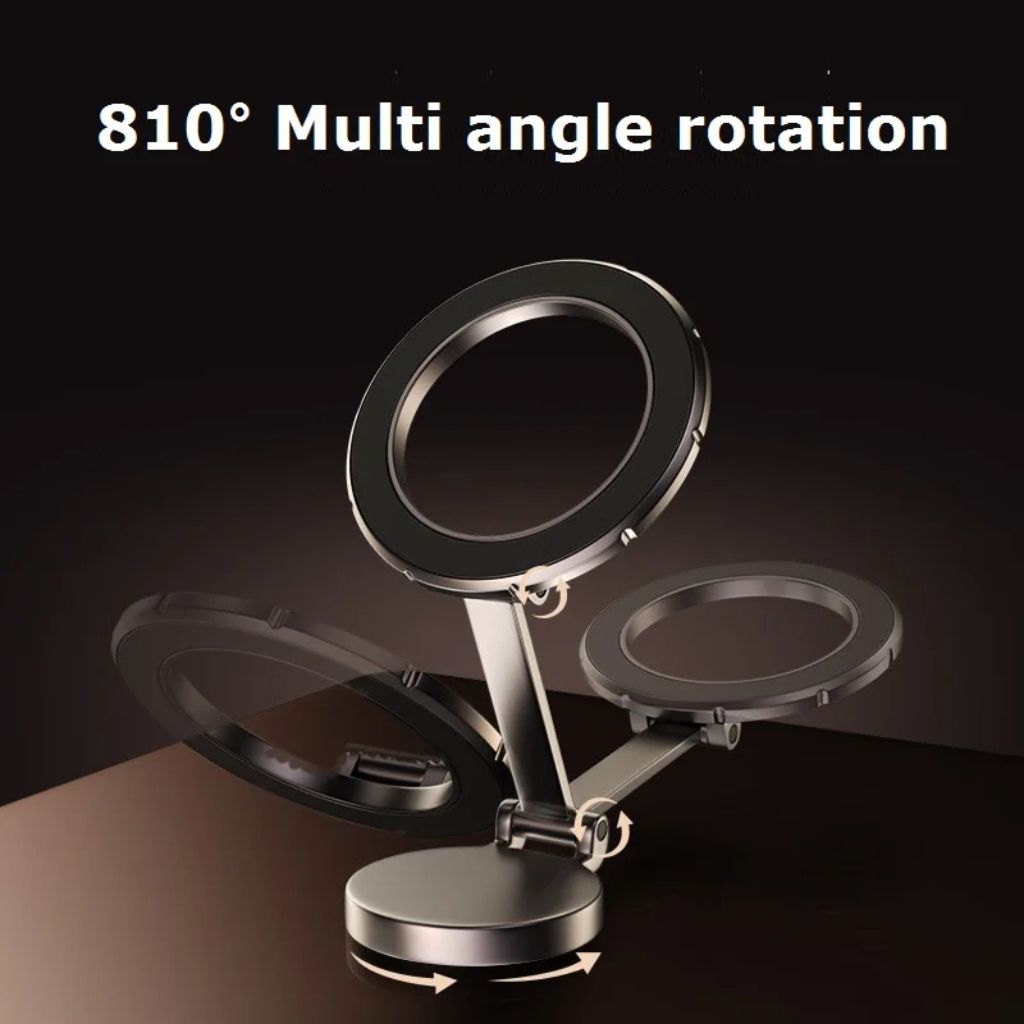 Magnetischer Handyhalter für das Auto mit Rotation und Faltung