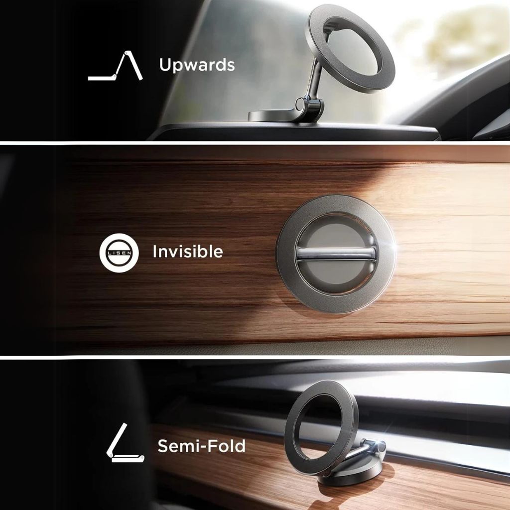 Magnetischer Handyhalter für das Auto mit Rotation und Faltung