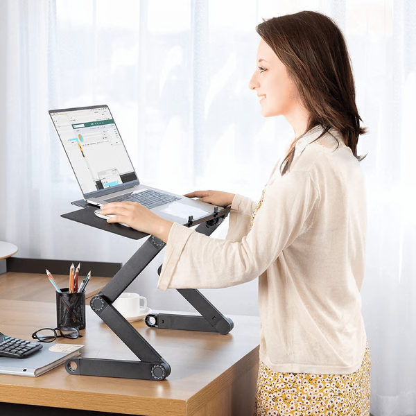 Ergonomische Laptop-Stütze | 360° Rotation und optimale Anpassungsfähigkeit