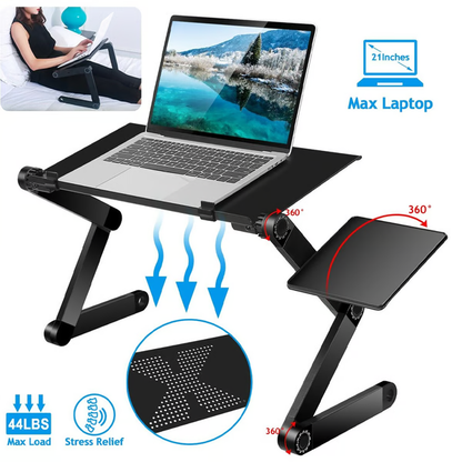 Ergonomische Laptop-Stütze | 360° Rotation und optimale Anpassungsfähigkeit