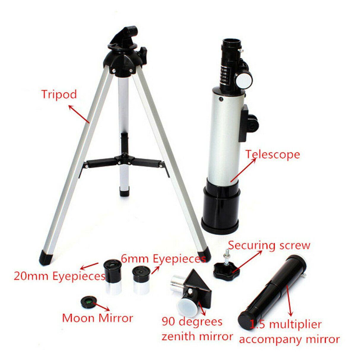 Teleskop Astronomisch 90x mit Stativ | Ergonomische Sicht und optische Klarheit