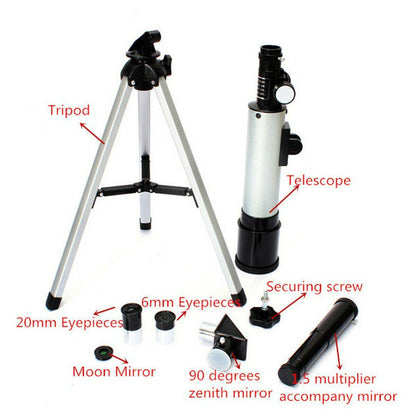 Teleskop Astronomisch 90x mit Stativ | Ergonomische Sicht und optische Klarheit