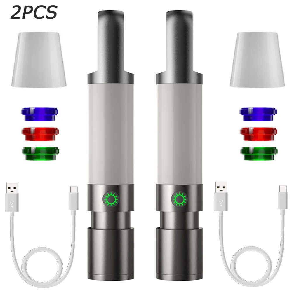 LED Taschenlampe, 1000 Lumen, 4 Modi, USB-C