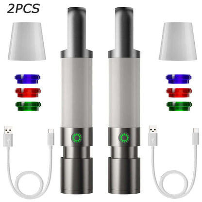 LED Taschenlampe, 1000 Lumen, 4 Modi, USB-C