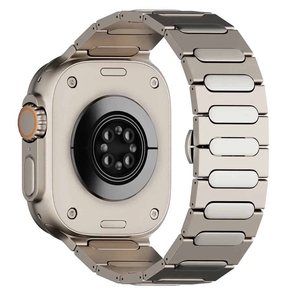 Titanarmband + Schmetterlingsverschluss für Apple Watch Ultra 1/2
