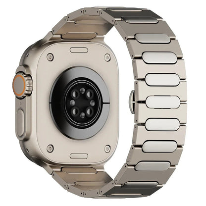 Titanarmband + Schmetterlingsverschluss für Apple Watch Ultra 1/2
