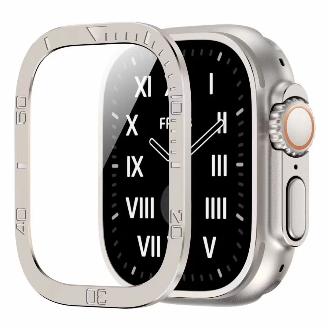 Tempered Glass Bildschirm Schutzfolie Vollständige Abdeckung Für Apple Watch Ultra / Ultra2