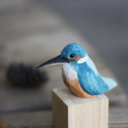 Zelara Holzvögel Deko Figur Vögel Skulptur