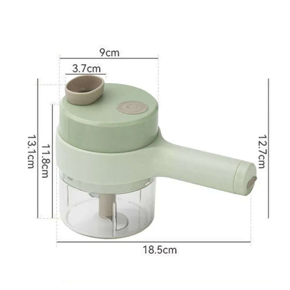 Elektrischer Gemüse &amp; Obst-Zerkleinerer - Küchenhelfer