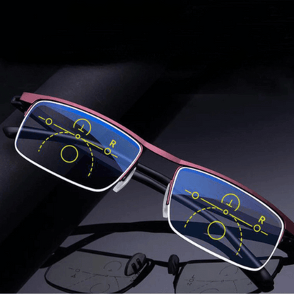 Intelligente progressive Lesebrille für Männer und Frauen