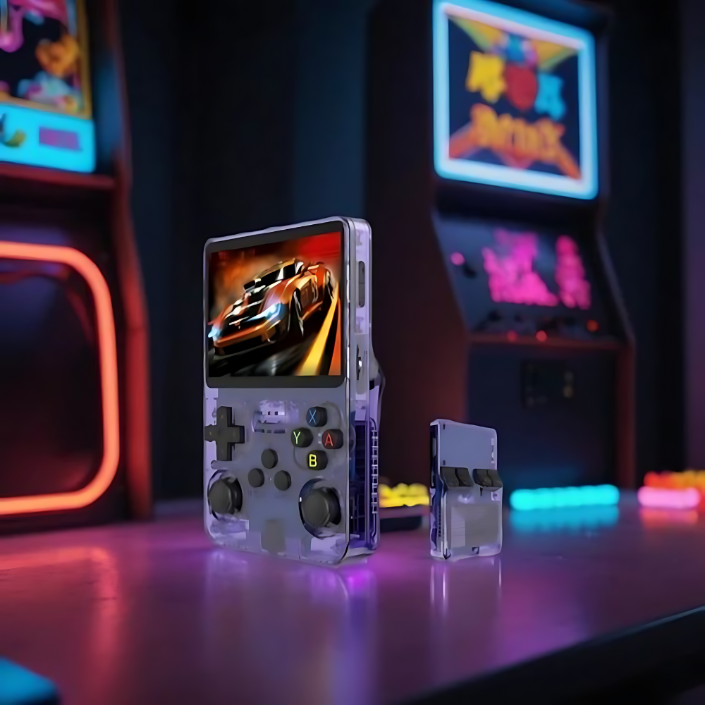 Retro Revolution: Tragbare Spielekonsole mit HD-Bildschirm &amp; USB-Ladung