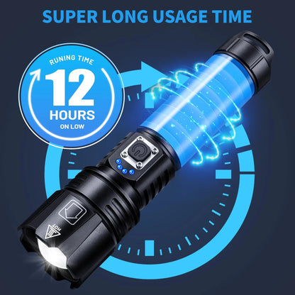 90000 Lumen Xhp50.2 die leistungsstärkste Taschenlampe
