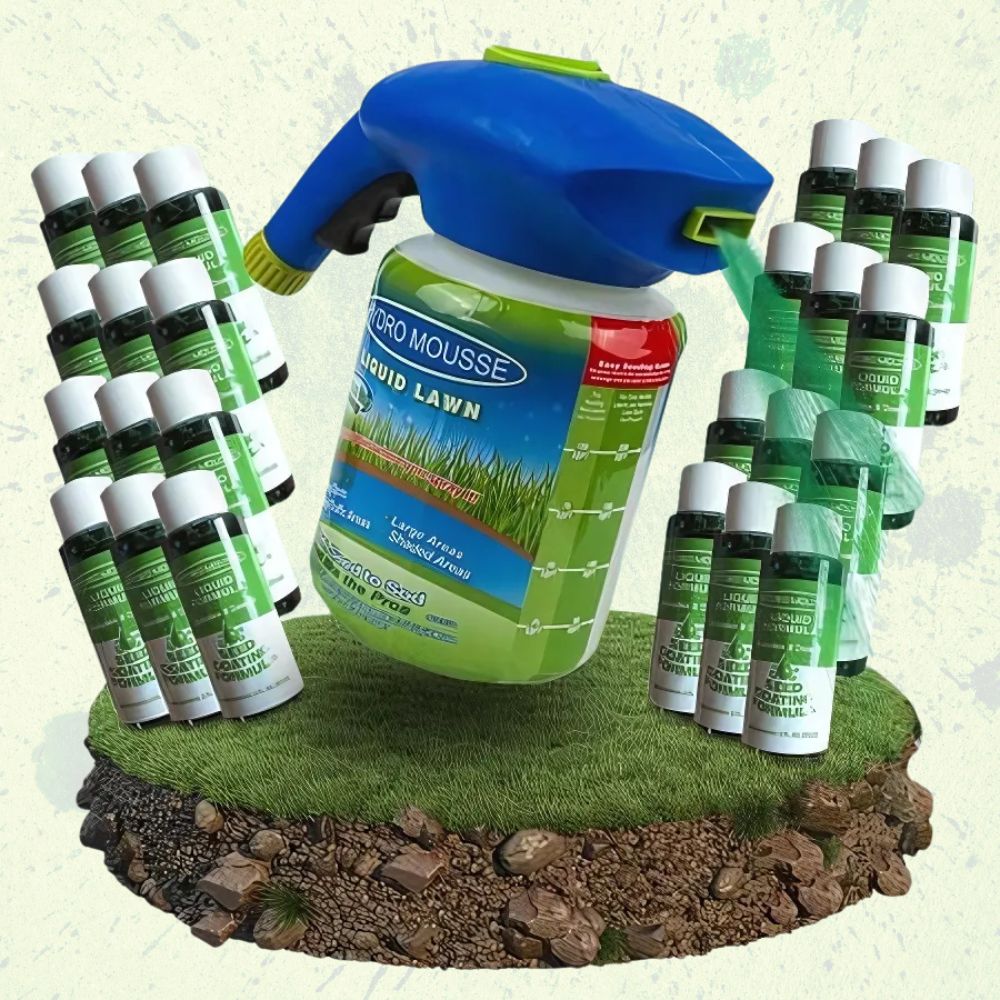 Liquid Lawn Hydro Mousse Sprüh-Rasen-Samen
