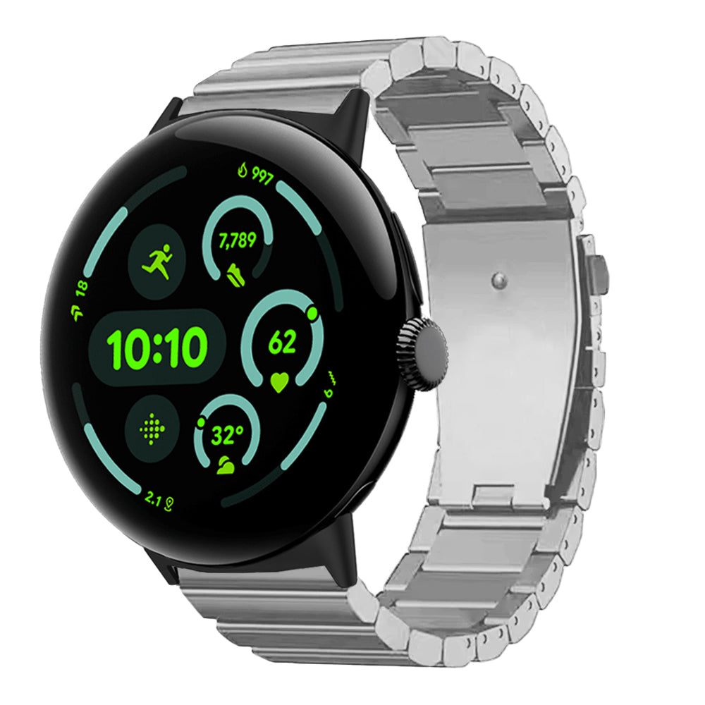 TitanGuard Pure Titanium Link Band für Google Pixel Watch 3 45mm