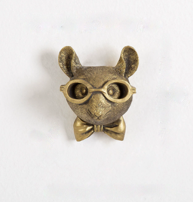 Nordische Tierkopf-Wanddekoration