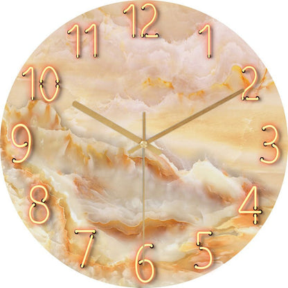 Moderne Runde Wanduhr für Ästhetische Raumdekoration