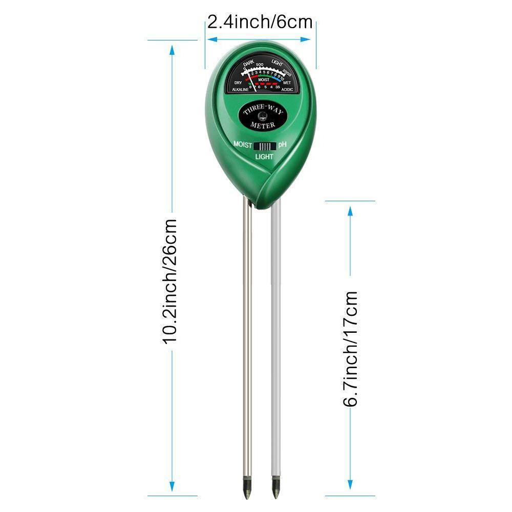 3-in-1 Bodenmessgeräte Kits mit Feuchtigkeit