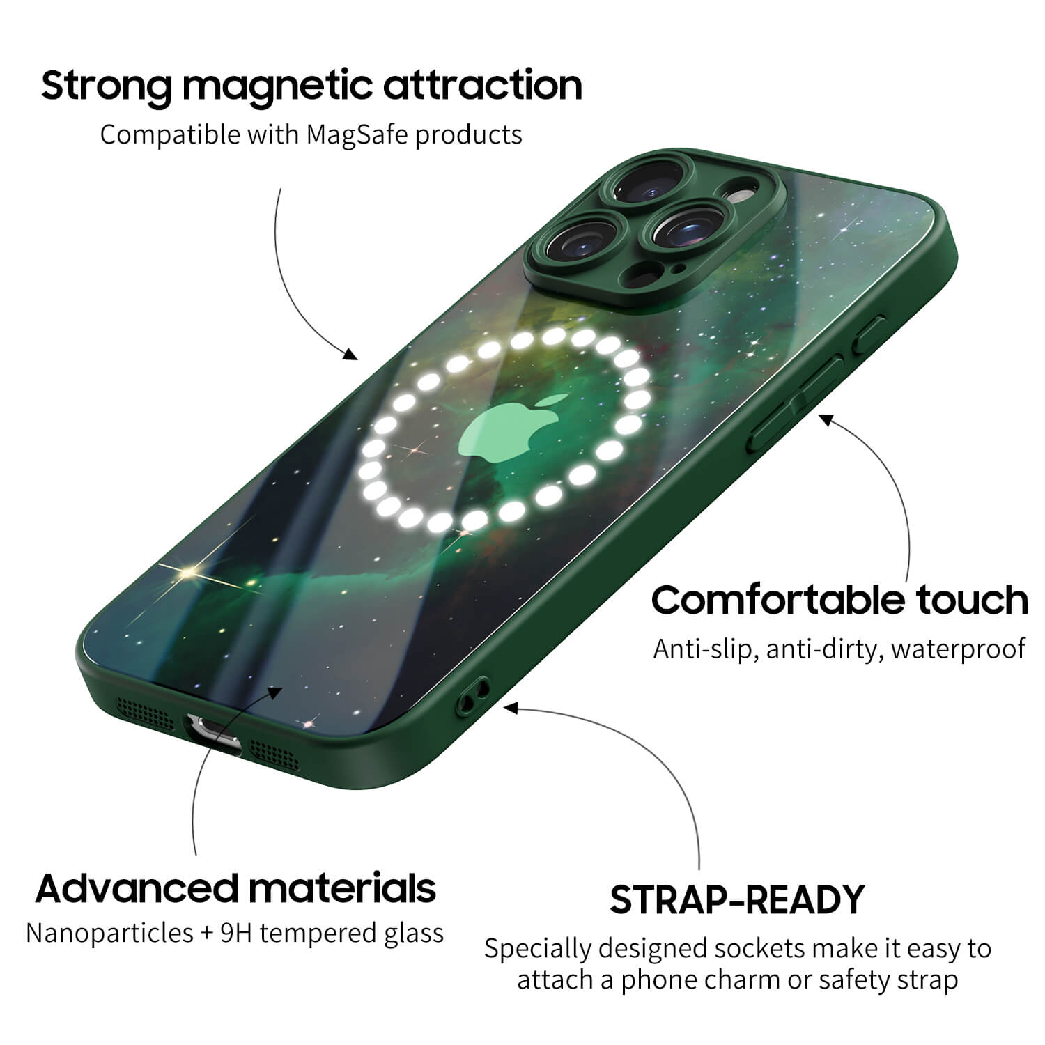 Interstellar Oase | iPhone Series stoßfeste Schutzhülle