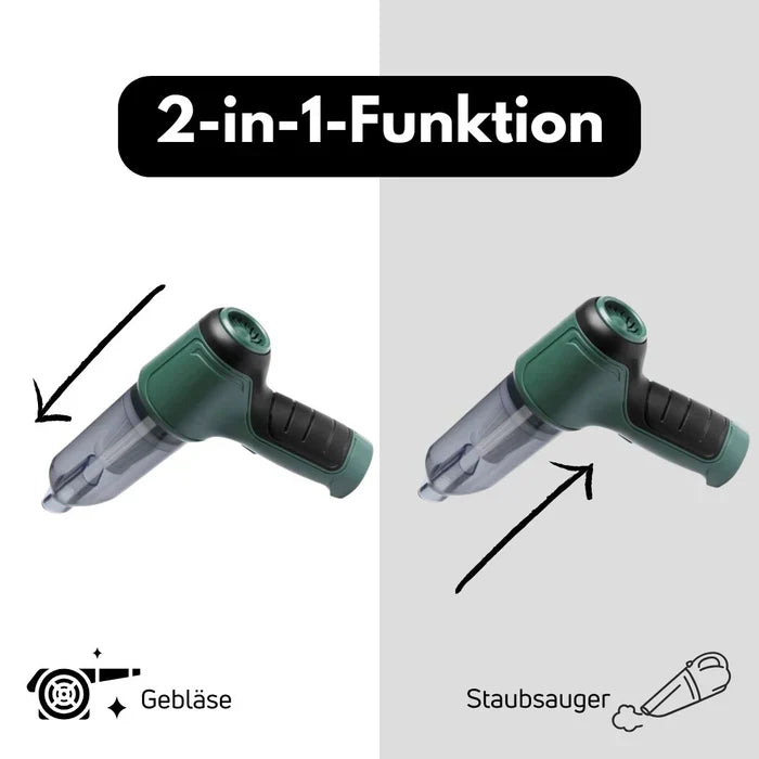 PowerClean - Multifunktionaler kabelloser 3-in-1-Sauger
