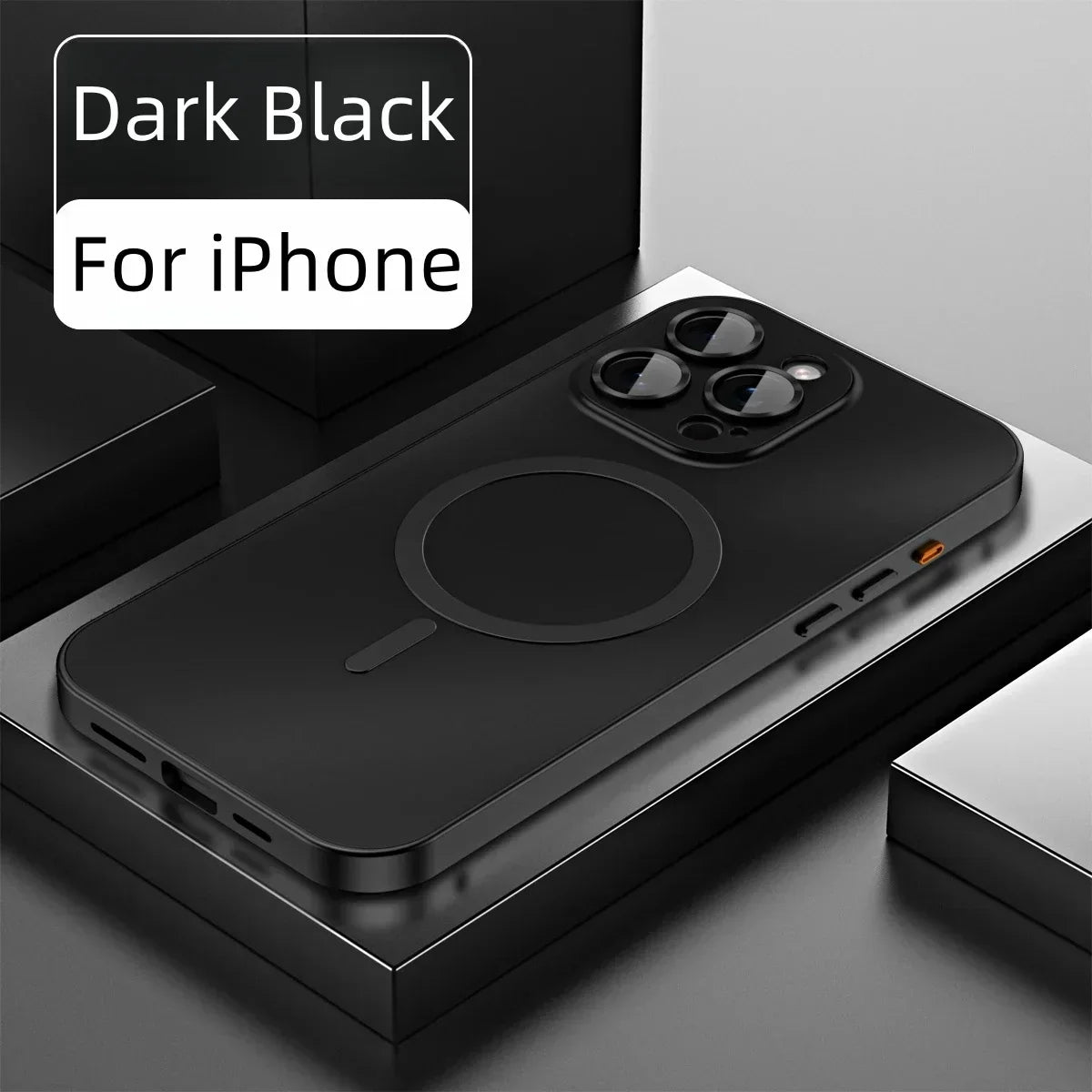Einfaches Metall-Magnet-Handyhülle für iPhone