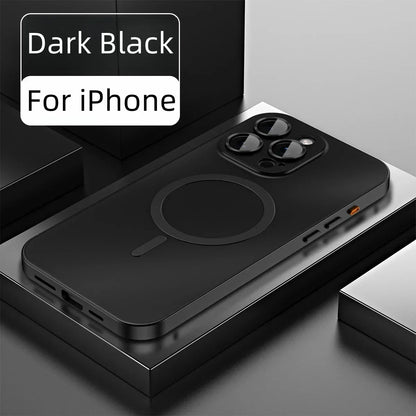 Einfaches Metall-Magnet-Handyhülle für iPhone