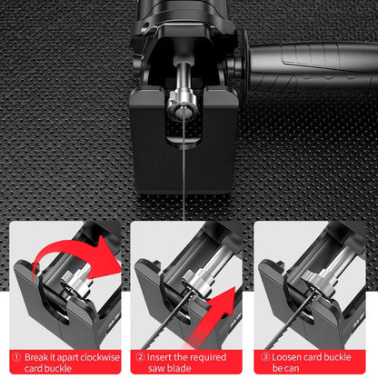 Elektrisches Bohrmaschinen-Umwandlungs-Rückschlag-Säge-Adapter