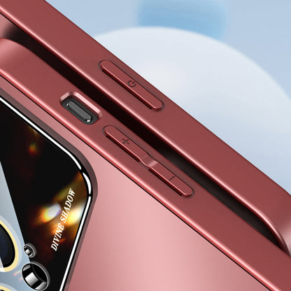 iPhone-Serie | Mattes Glas Case mit großem Fenster