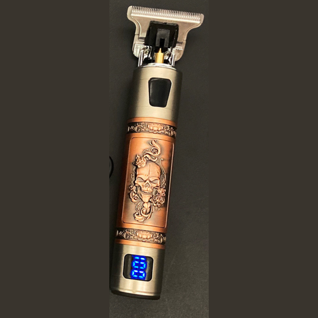 Zelara™ Totenkopf-Vintage-Trimmer | Der diesjährige Barber-Trend! - Wiederaufladbar inkl. Aufsätzen