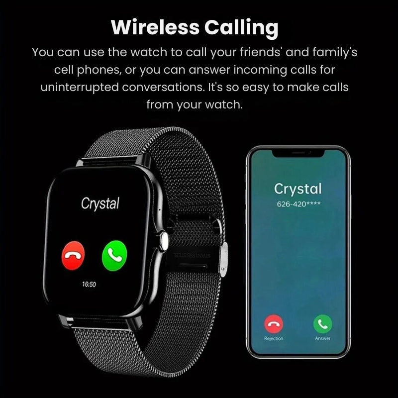 BellaFit Rose Gold Smartwatch – Fitness- &amp; Gesundheitsüberwachung für moderne Frauen