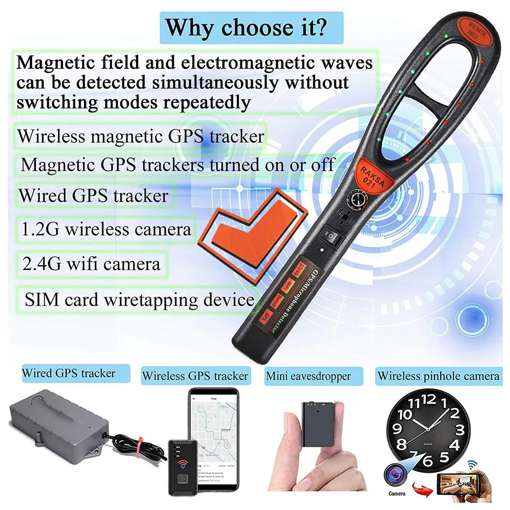 GPS Tracker Detektor | Genaues Tracker-Erkennungsgerät mit kostenlosem Schlauch